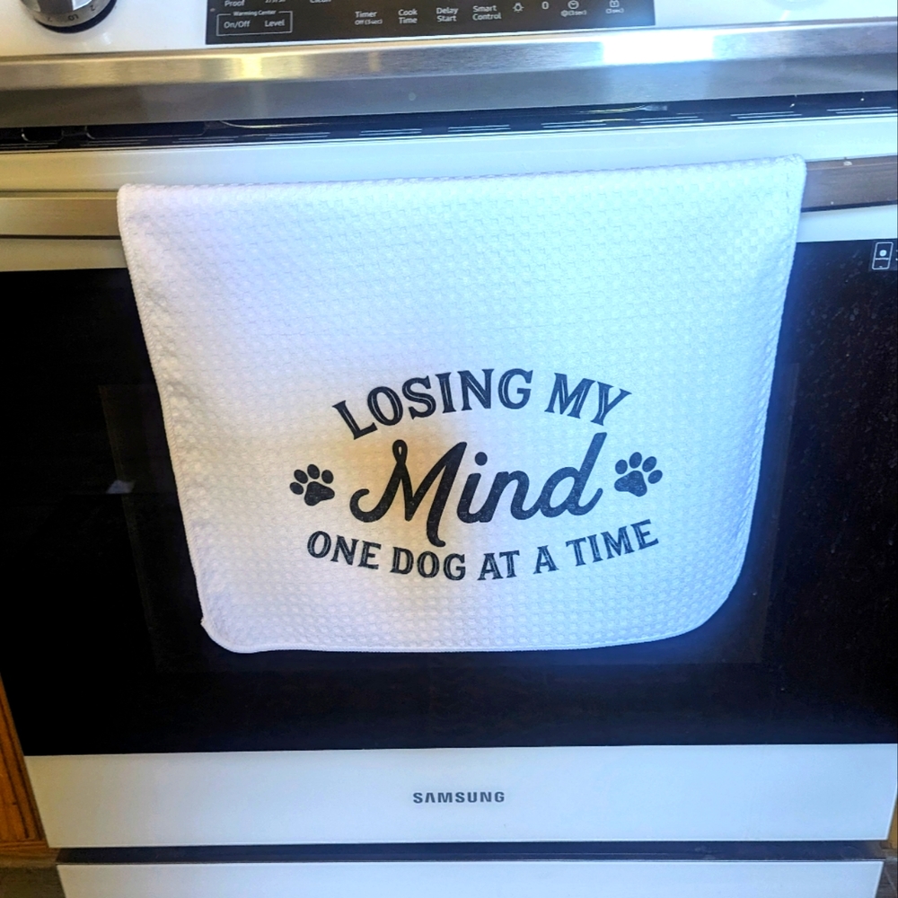 New custom dish towels
